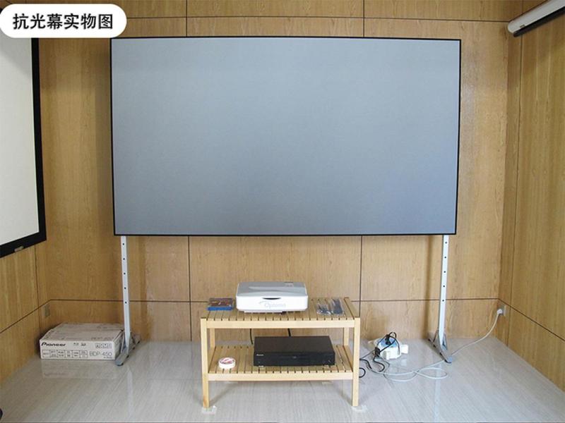 经科N4-LR/W1抗光幕JK画框幕高清106寸16:9投影机投影仪抗光屏高清大图