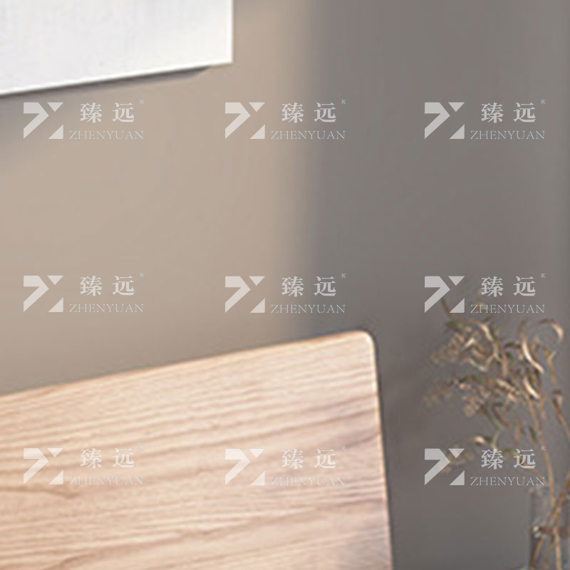 臻远 ZY4022715 简约白蜡木实木床原木风单人床1.2米高清大图