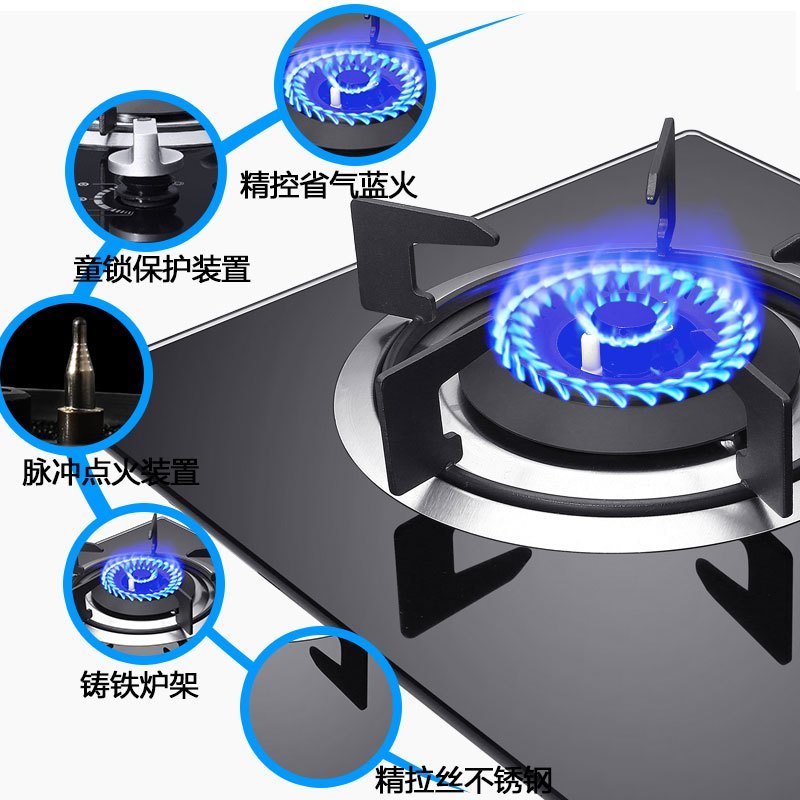 [抢爆款套装]欧尼尔ounier 668J801M烟灶套餐小户钢化玻璃油烟机灶具套装烟灶套餐抽油烟机脱排油烟机人工煤气