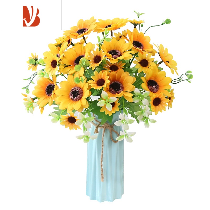 三维工匠客厅摆设小清新假花摆件卧室内装饰花束餐桌摆放塑料仿真花艺盆栽藏青色浅紫春蝴蝶 Ms盆仿真植物图片 高清实拍大图 苏宁易购