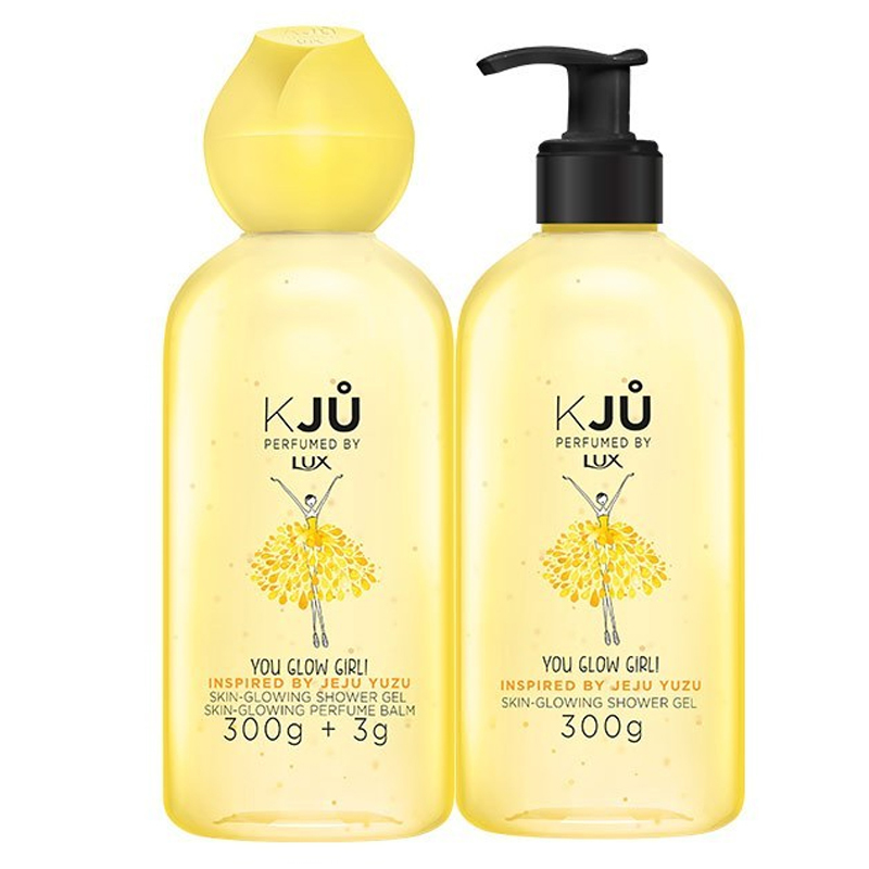 力士(LUX) KJU 济之州靓肤香氛沐浴露300g*2+香膏3g 各种肤质 成人[联合利华]