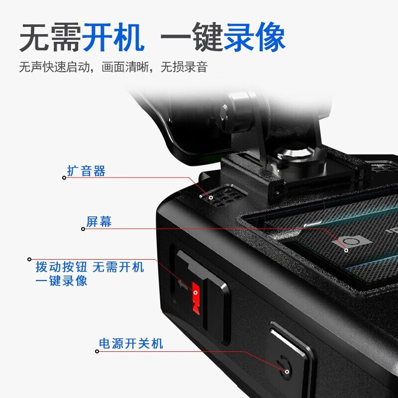 飞利浦(Philips)VTR-8101 执法记录仪 高清防爆 随身执法仪 高清摄像仪器[32G内存]高清大图