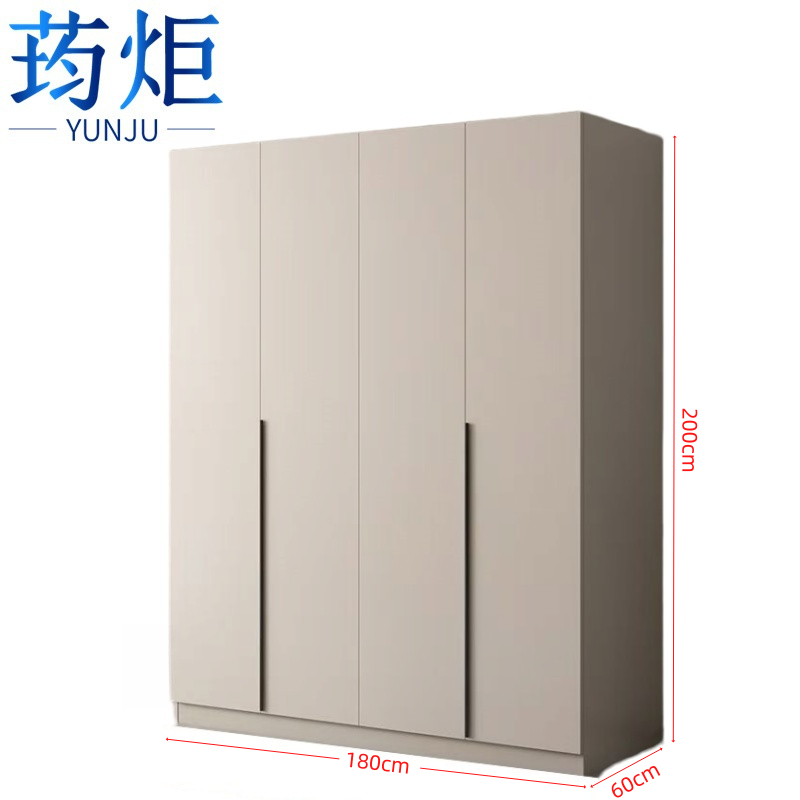 荺炬四门衣柜1.8m台高清大图