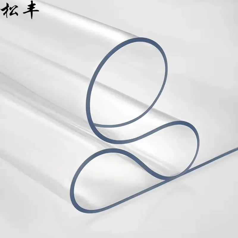 松丰 PVC透明软玻璃桌布桌垫塑料软板水晶板餐桌布 厚2mm*幅宽120cm 米