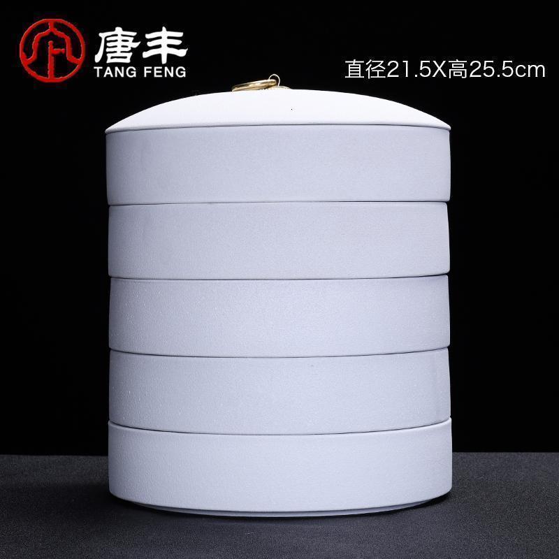 家柏饰(CORATED)陶瓷普洱罐五饼茶叶储存醒茶罐多功能密封罐大号多层茶叶罐Z高清大图