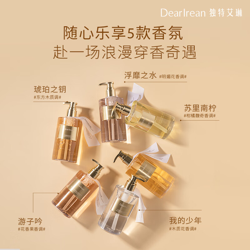 独特艾琳香氛沐浴露350ml-琥珀之钥高清大图