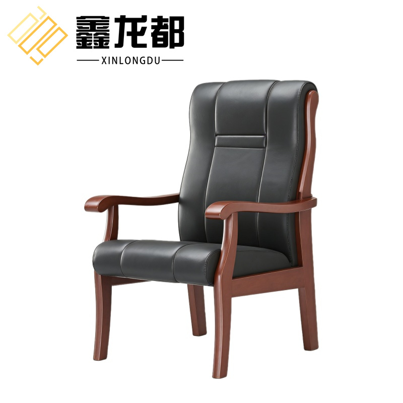 鑫龙都办公椅木质高清大图