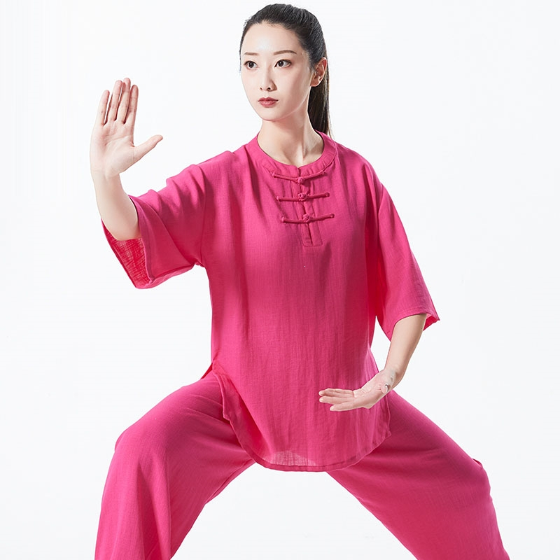 太极服女夏季魅扣太极拳练功服棉麻短袖22新款太极服高端飘逸报价 参数 图片 视频 怎么样 问答 苏宁易购