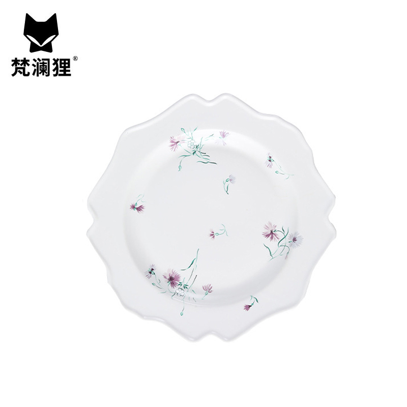 梵澜狸碎花陶瓷餐盘TA81 个高清大图
