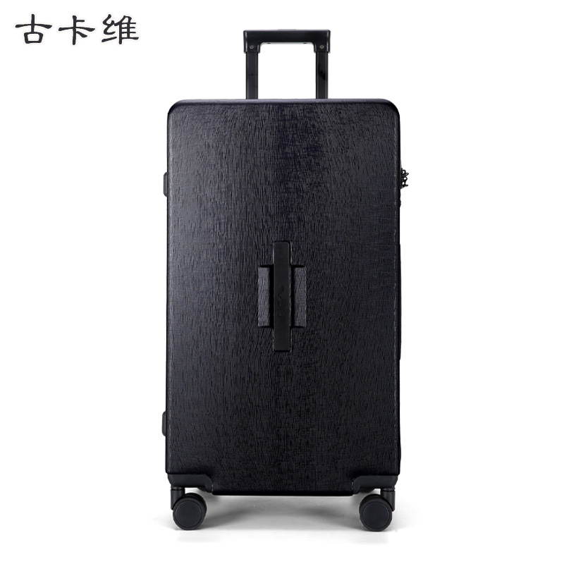 古卡维 行李箱 旅行箱 黑色32英寸拉链款9261E高清大图