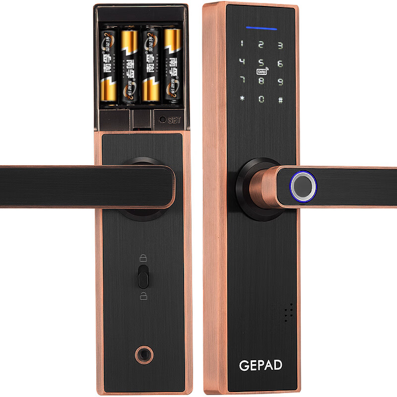 歌派(GEPAD) D3指纹锁 智能锁防盗门指纹密码锁电子锁 领导办公室门锁高清大图