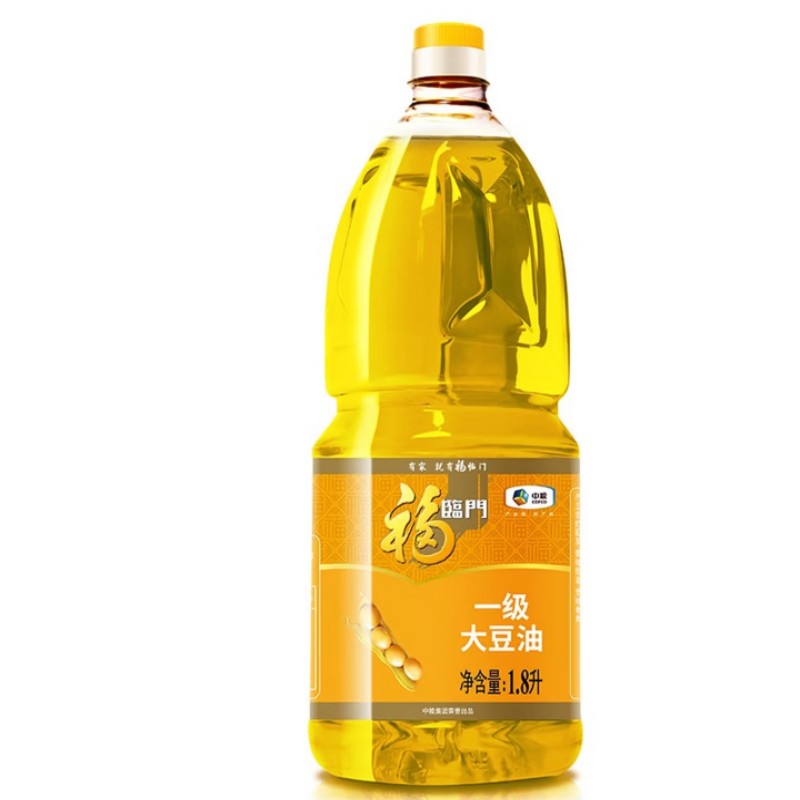 福临门一级大豆油1.8L色拉油小桶装食用油烘焙炒菜中粮出品高清大图