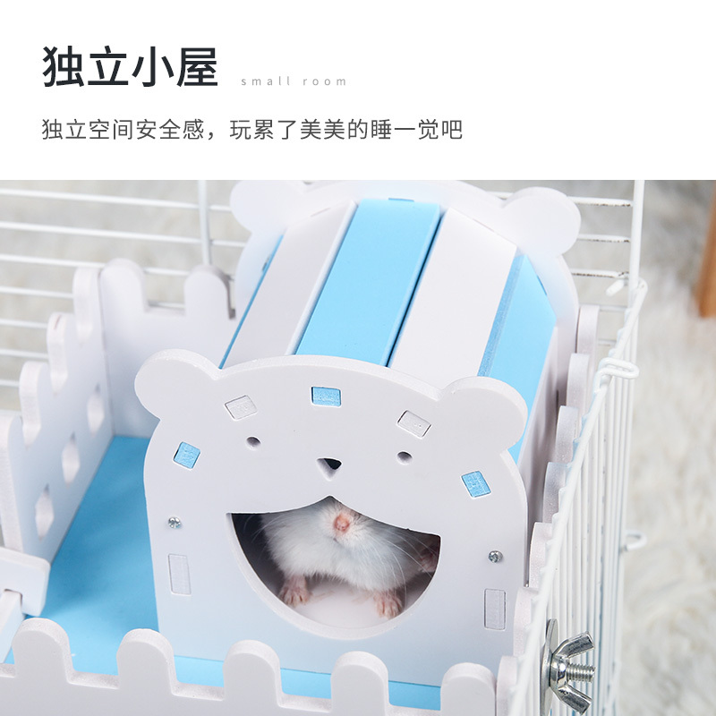 仓鼠笼子双层豪华超大别墅金丝熊47基础笼仓鼠窝用品高清大图