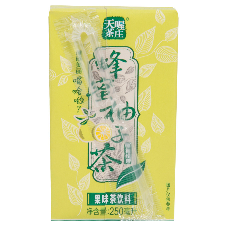 天喔茶庄蜂蜜柚子茶250ML*16瓶/箱茶饮料