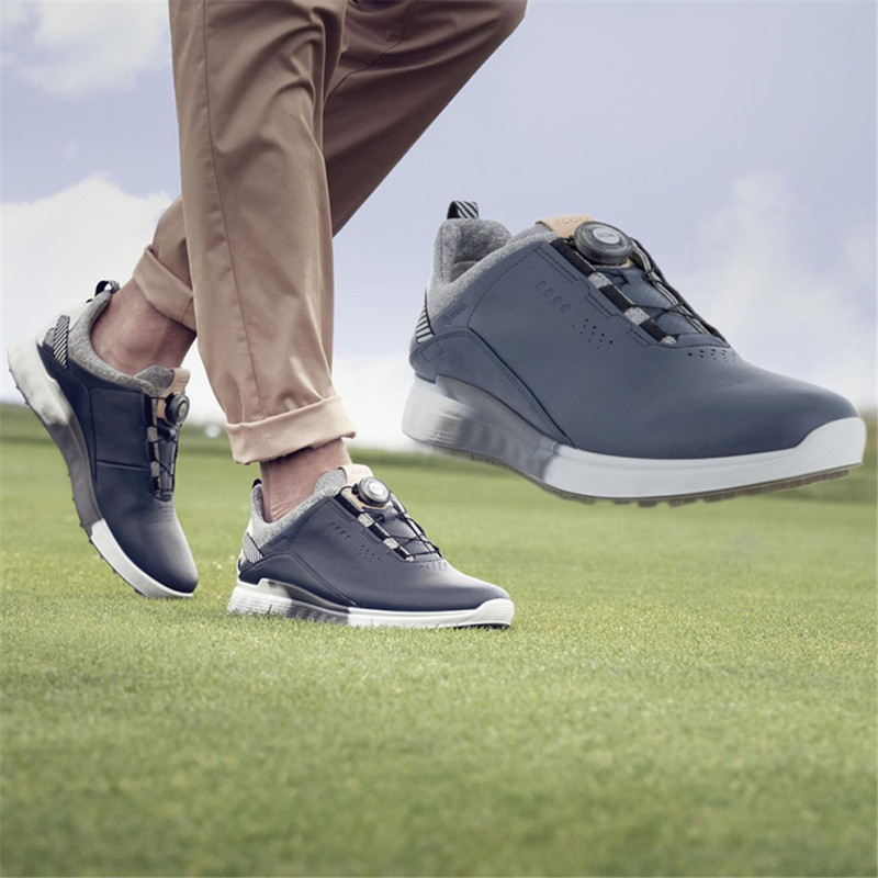 ecco爱步高尔夫鞋男新款biomh4boa男士休闲商务运动防水透气高尔夫鞋