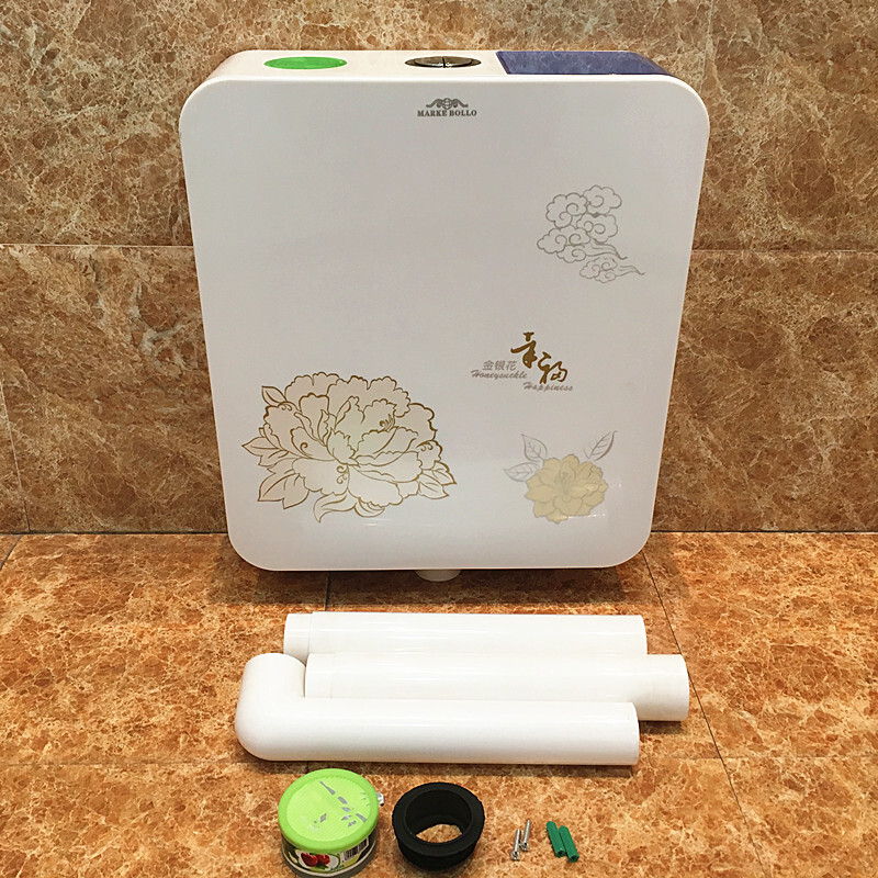 浴室节能水箱便盆蹲坑水箱厕所大排水冲水箱可放卷纸波迷娜BOMINA X3款