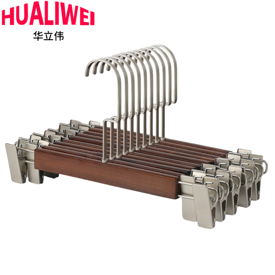 华立伟衣架防滑裤夹31cm组高清大图