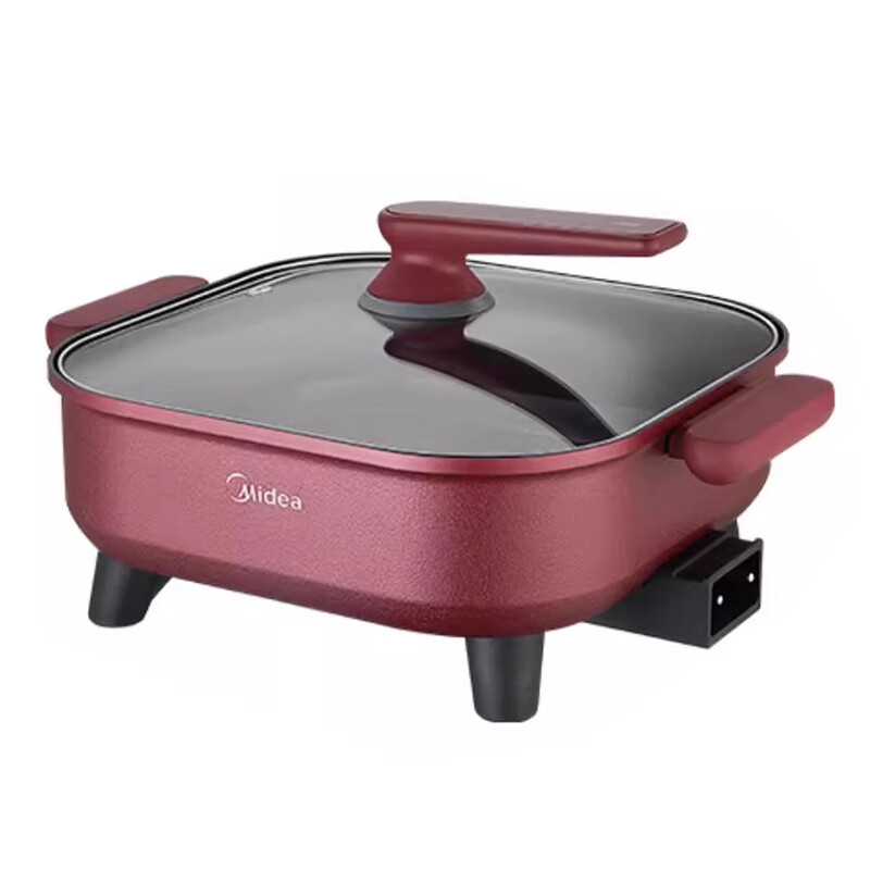 美的6.5L电火锅MC-HGE3030T03快速加热均匀导热多功能烹饪一锅多用智能控温安全设计