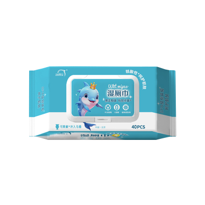 洗得宝 湿厕巾 40片/包 杀菌清洁厕所纸