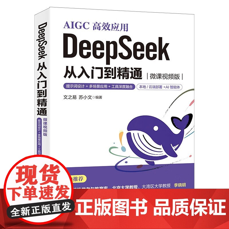 DeepSeek 从入门到精通 微课视频版 文之易 著 计算机与互联网高清大图