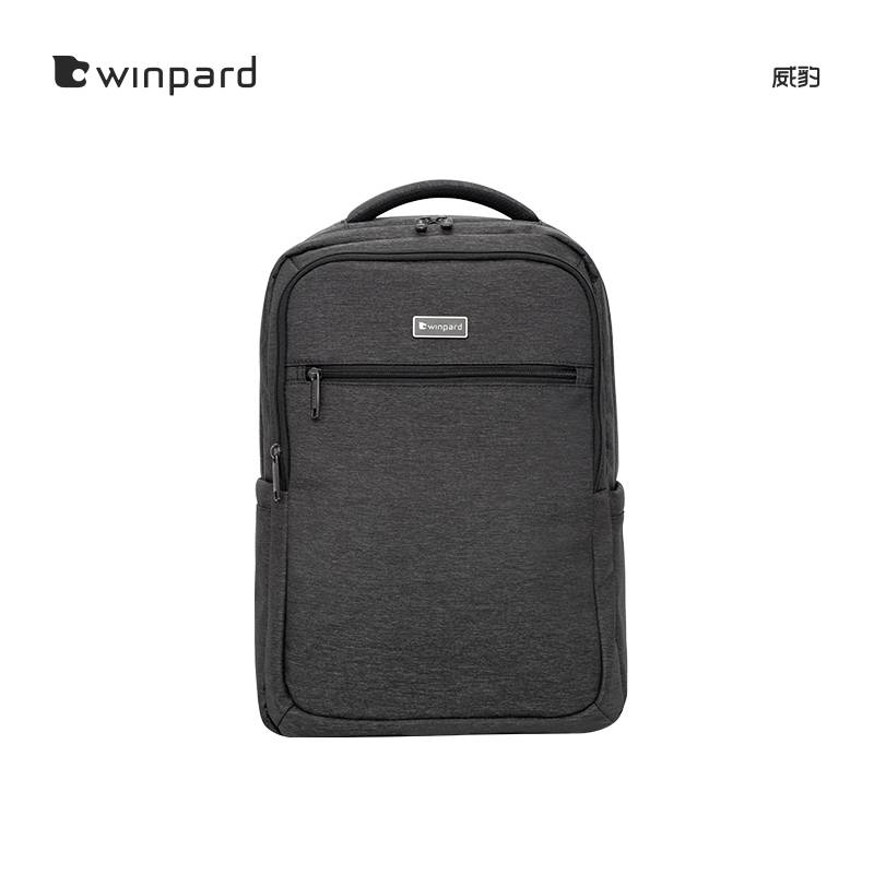 威豹 15.6英寸电脑双肩包 绅士黑 29937/个高清大图