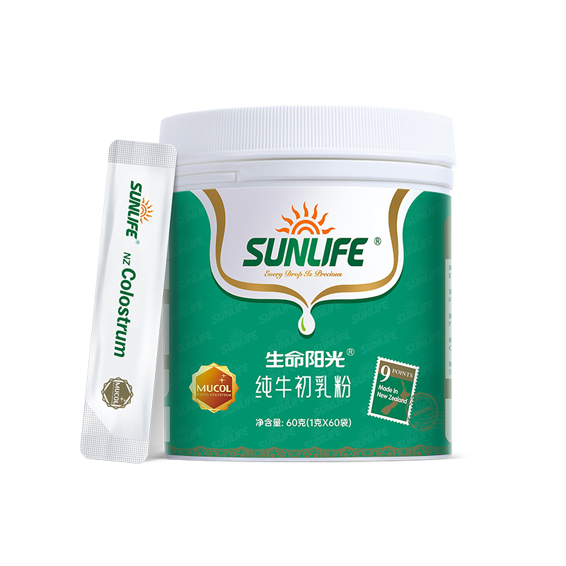 生命阳光(SUNLIFE) 纯牛初乳粉(60*1g/袋)