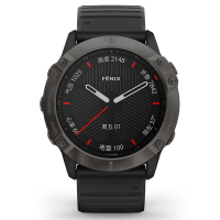 佳明GARMINFenix 6X Pro 心率多功能跑步户外运动功能手表蓝宝石不锈钢表圈黑色表带中文版