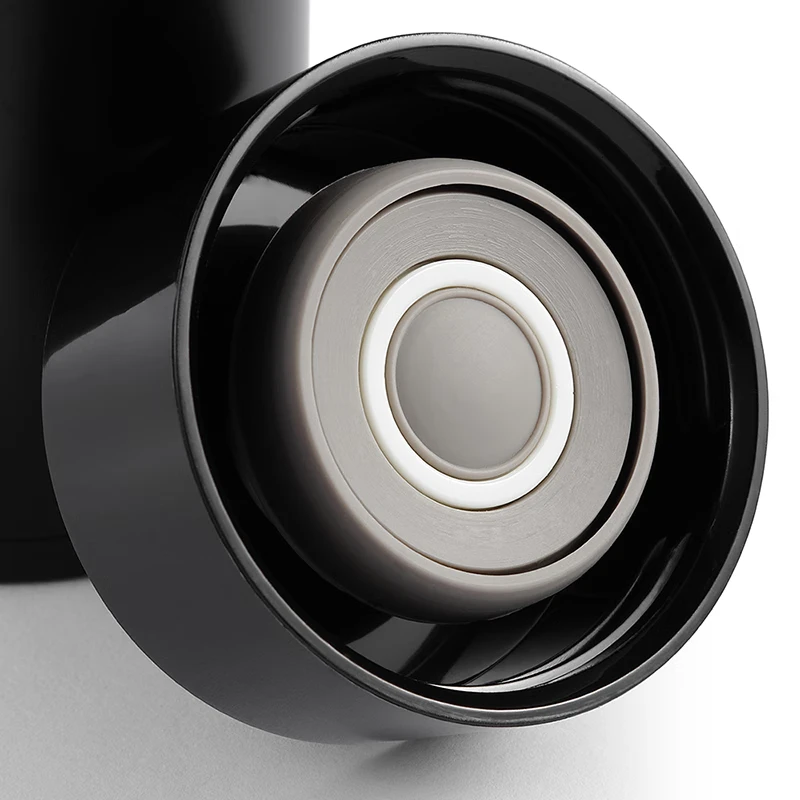 德世朗(DESLON)致简不锈钢保温杯 DZJB-450 黑色 450ml高清大图