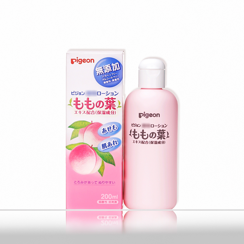 贝亲(PIGEON)桃子水婴儿爽身露桃叶精华液体爽身去痱子粉植物保湿舒缓修复200ml