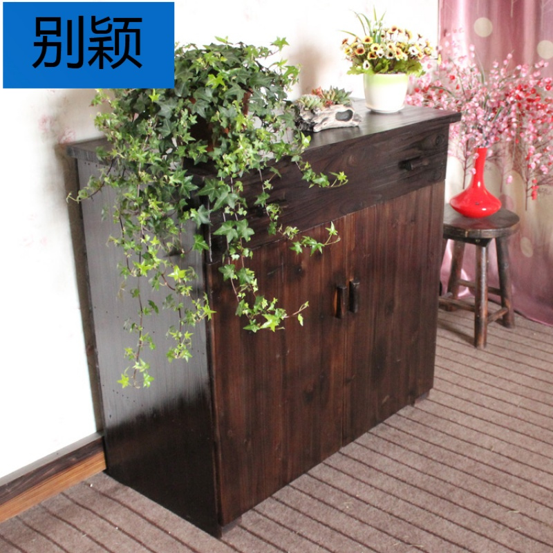 别颖特价户外庭院碳化防腐木家具/鞋柜/柜子/储物柜/电视柜餐柜玄关柜