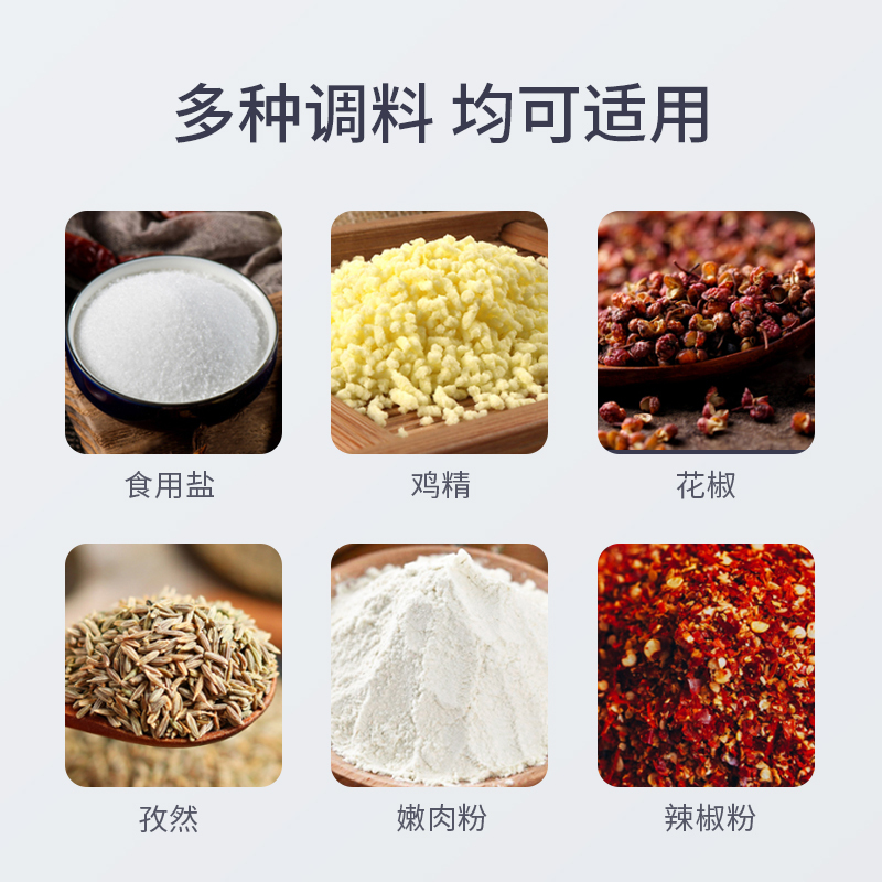 玻璃调料瓶厨房辣椒花椒胡椒粉撒料盐罐子装调味罐烧烤孜然撒瓶子 [3个装]容量300ML