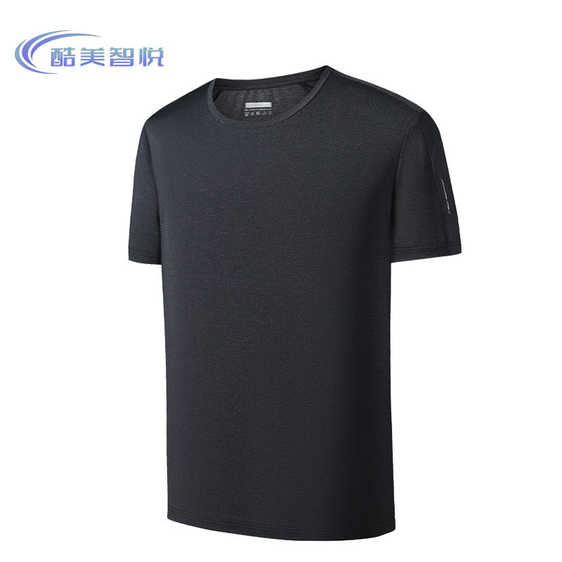 酷美智悦 速干衣T恤黑灰 KM-BH472 件高清大图