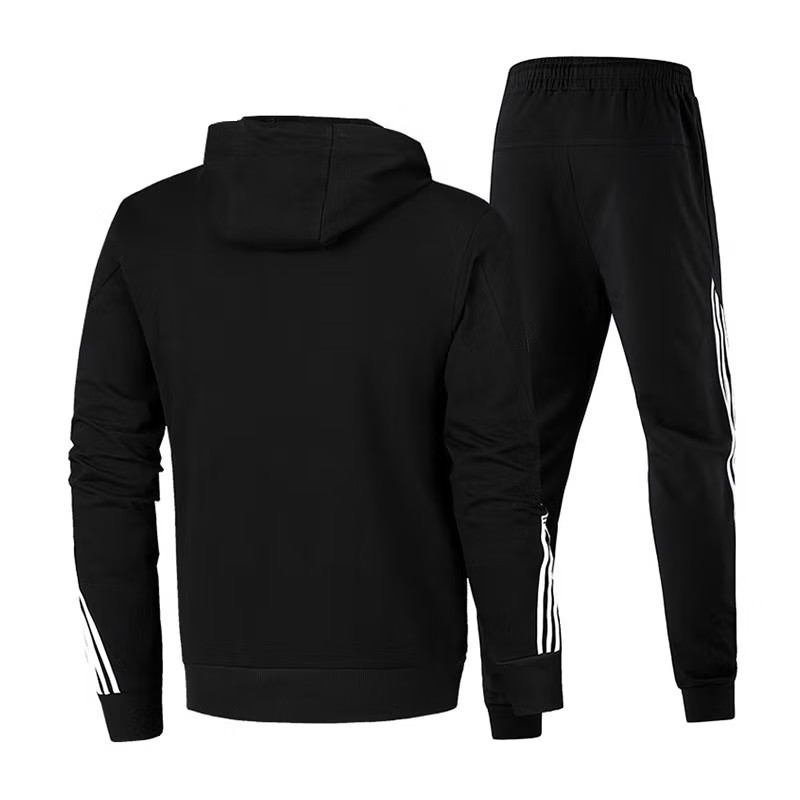 三极 TP6343 休闲套装连帽运动服两件套纯棉 L-4XL