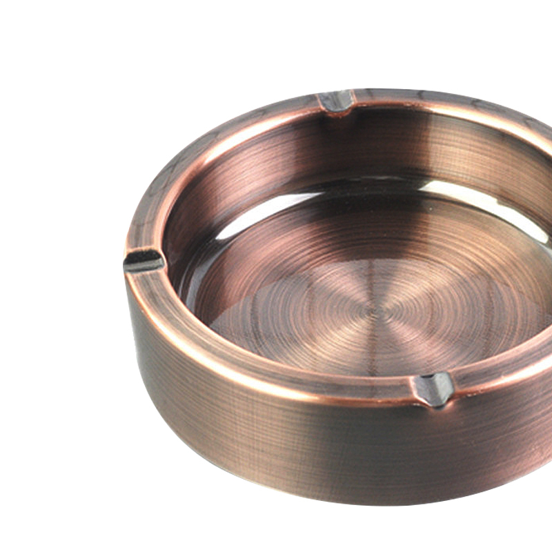 港迪豪不锈钢圆形烟碟烟盅加厚烟灰缸yh-g140a/个