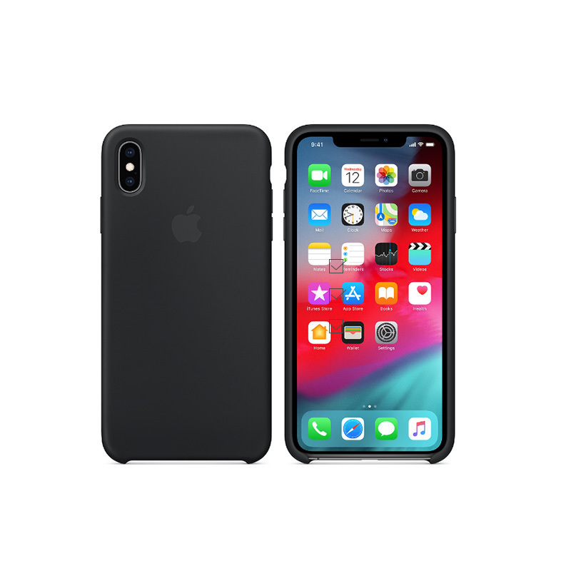 苹果Apple iPhone xs max 原装硅胶手机壳 黑色