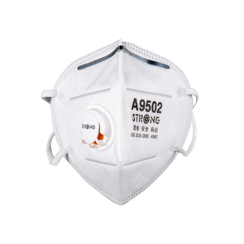 思创科技 30个/盒 耳挂式 带呼吸阀 KN95防颗粒物 折叠 口罩 ST-9502L(单位:盒)