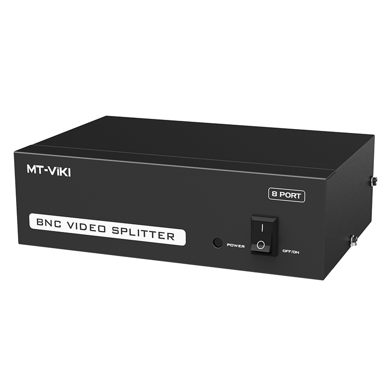 迈拓维矩MT-108BC bnc分配器一分八高清监控视频摄像头分配器1进8出高清大图