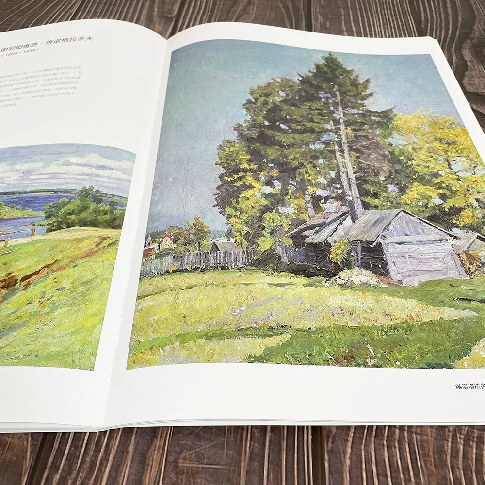 [正版]100幅俄罗斯经典色彩风景 精选九位俄罗斯风景大师作品经典水彩绘画油画技法写生临摹入门基础书籍书店书籍高清大图