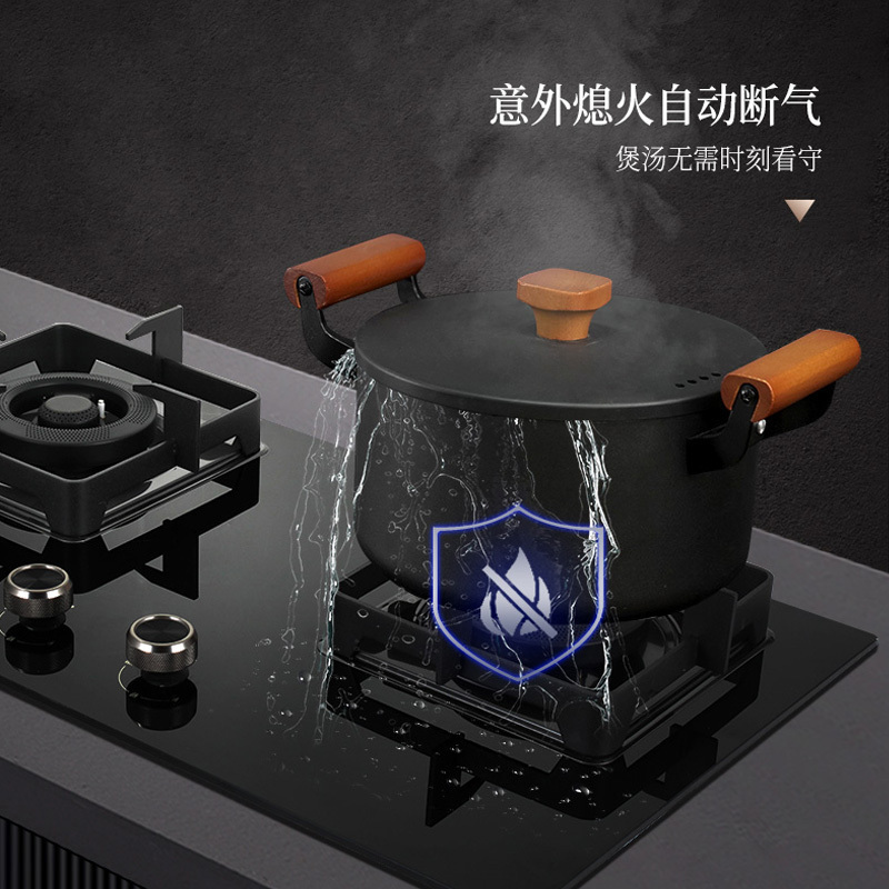 长虹 换新升级 家用燃气灶双灶具5.2kW直喷猛火灶 大底壳大开孔尺寸 台嵌两用 一级能效 CB31天然气