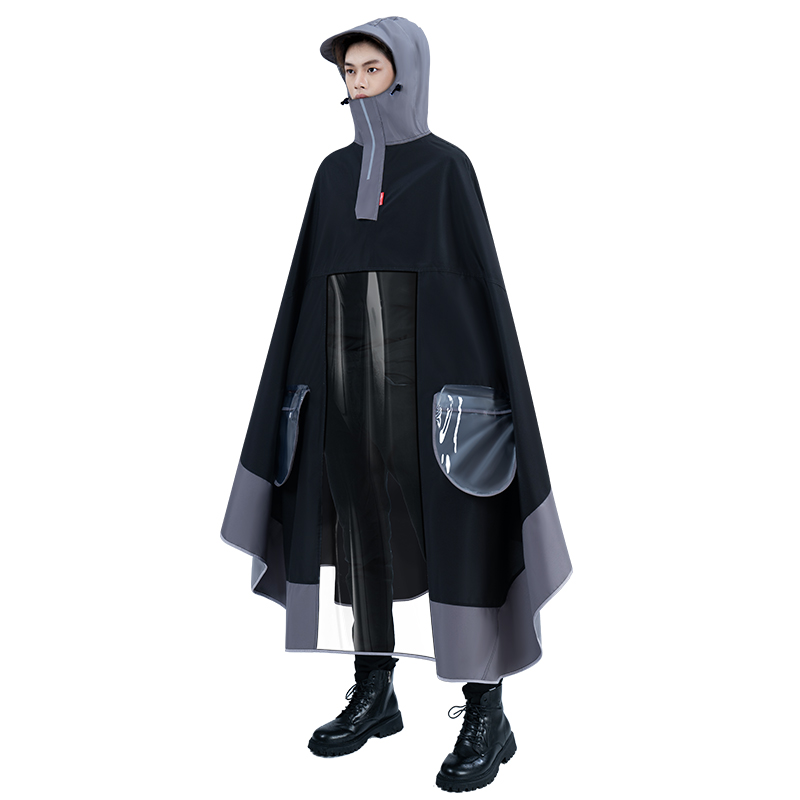 正雨雨衣电动电瓶车女款高级单人长款全身防暴雨新款加厚加大专用雨披高清大图