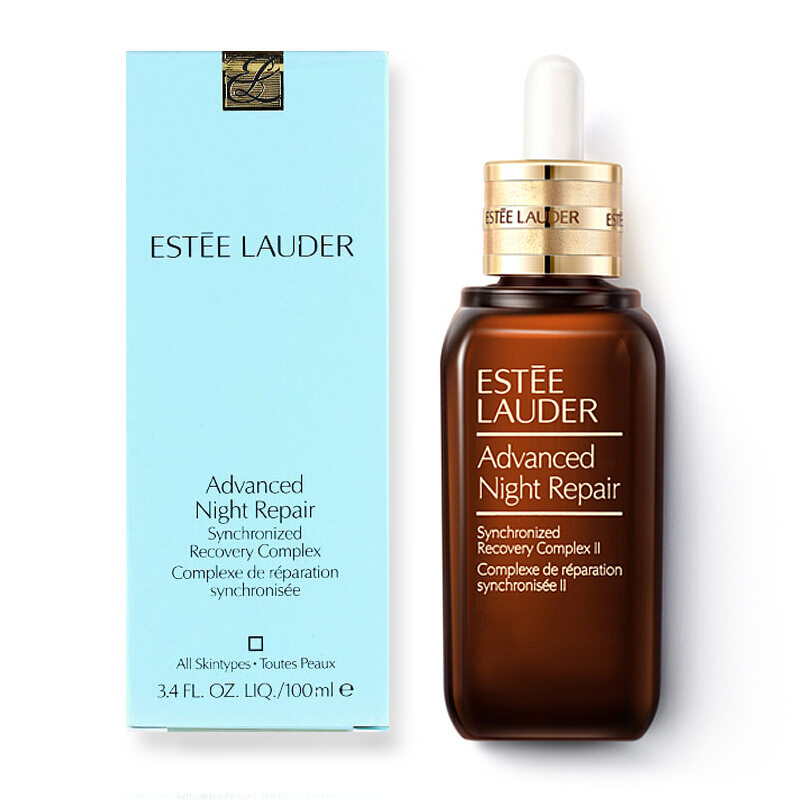 Estee Lauder 雅诗兰黛 特润修护肌透精华露 100ml (ANR抗皱小棕瓶 收缩毛孔 精华肌底液)