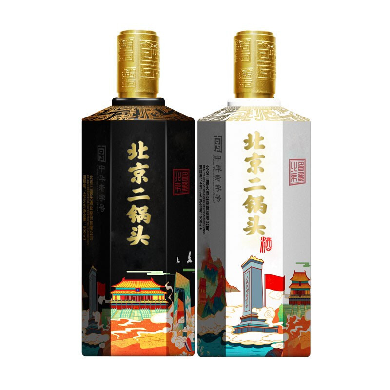 永丰牌北京 魅力北京46度清香型500ml*二锅头