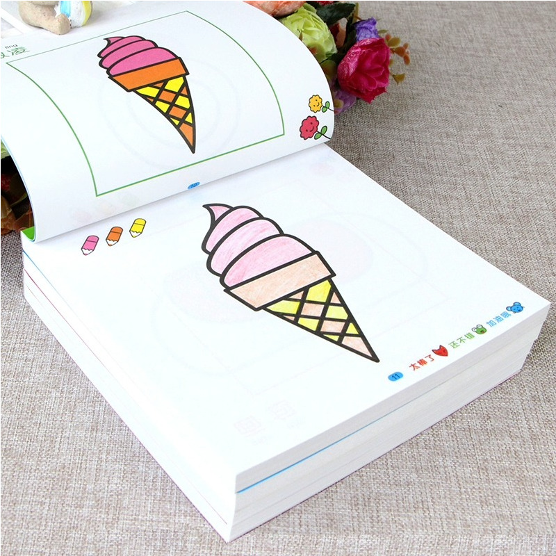 全新修订版·5岁学画 [正版]2-3-4-5岁画画本儿童绘画幼儿园宝宝涂鸦