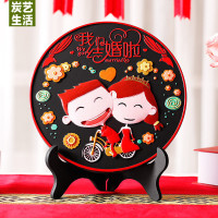婚庆创意礼品结婚闺蜜新婚新婚房书柜装饰摆件日用创意家居日用家居