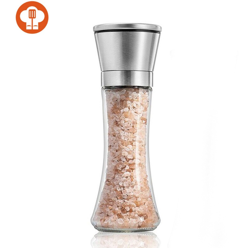 艺呈手动粗盐黑胡椒研磨器花椒香料调料瓶盒罐烧烤研磨瓶厨房用品