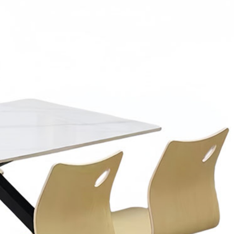 宜掌柜 连体餐桌椅高清大图