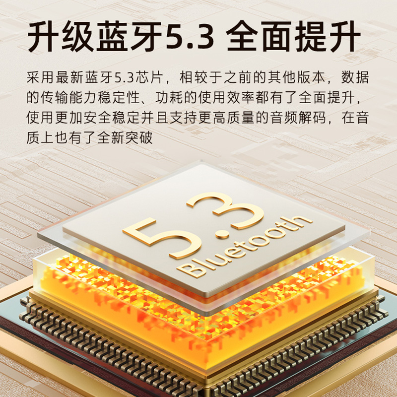HP惠普无线蓝牙半耳式耳机 H23A奶白高清大图