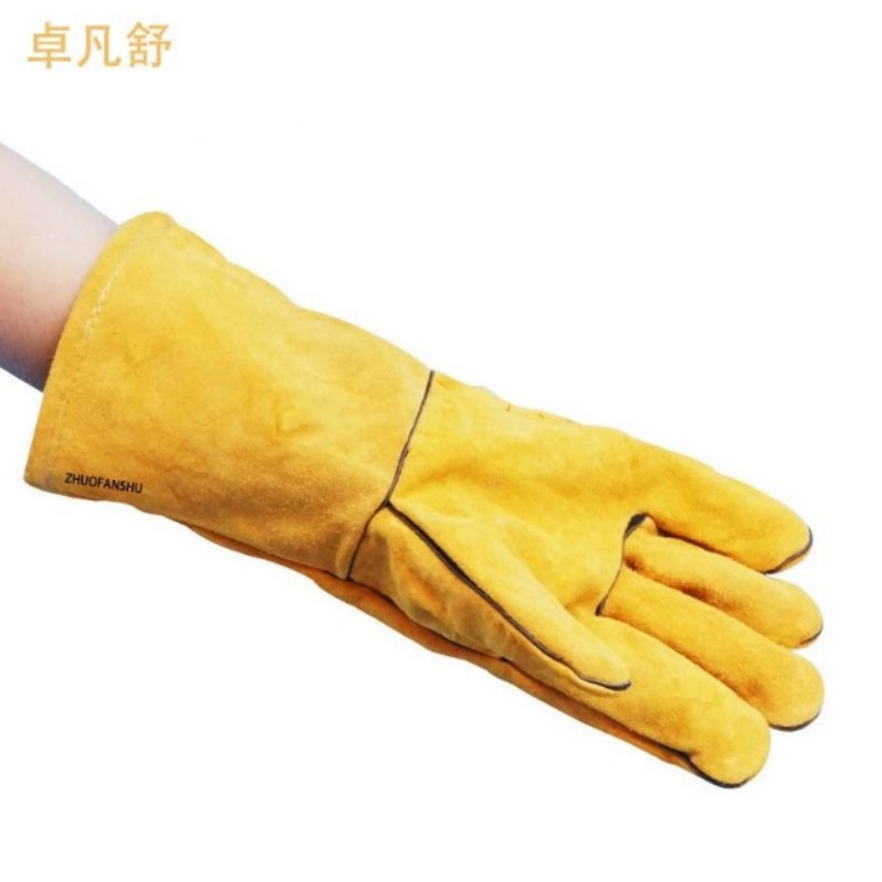 卓凡舒 二层牛皮手套 37公分 双高清大图