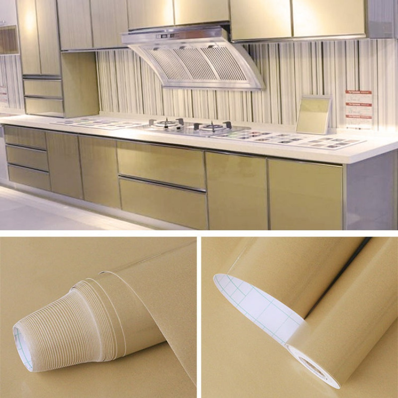 厨房柜门贴纸橱柜门贴纸旧家具翻新贴纸自粘烤漆冰箱厨房橱柜衣柜子