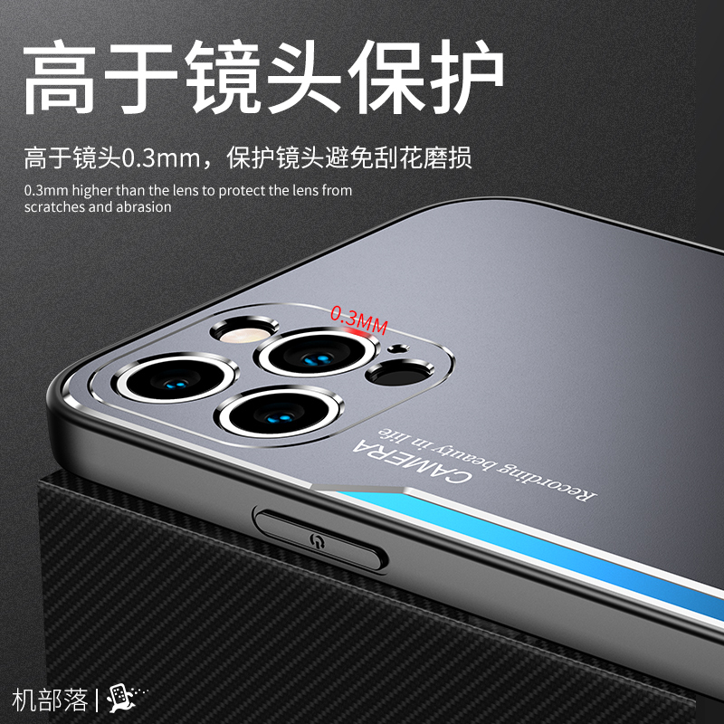 圣幻 iPhone11/12Pro/12mini/11Promax手机壳苹果11/12保护套摄相头全包创意刀锋金属防摔潮高清大图